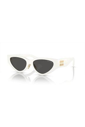 عینک آفتابی سفید زنانه 54 Miu Miu - کد 789965349
