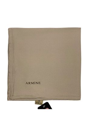 شال بژ زنانه ابریشم Armine - کد 71357359