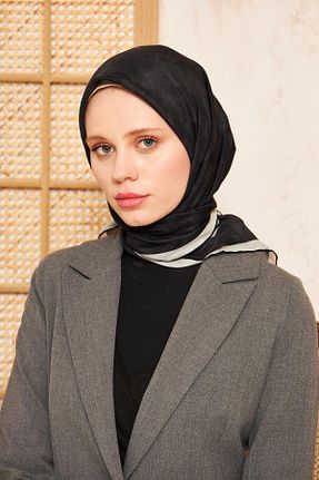 روسری رنگی ساده Aker - کد 758369730