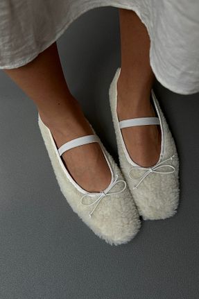 بابت سفید زنانه پلی اورتان Mupa Shoes - کد 850832373