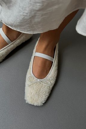 بابت سفید زنانه پلی اورتان Mupa Shoes - کد 850832373