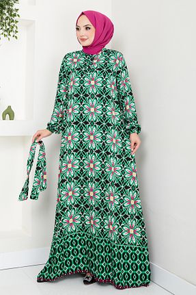 لباس حجاب سبز زنانه رگولار ModaMerve - کد 862116131