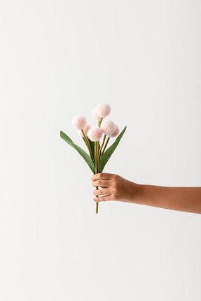 گل خشک و مصنوعی صورتی Güleç Yapay Çiçek - کد 854089989