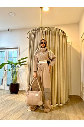 سوئیشرت متالیک زنانه ساده POODLE - کد 862150833
