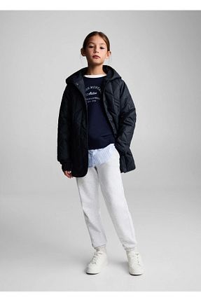 کاپشن سرمه ای بچه گانه رگولار MANGO Kids - کد 856828274