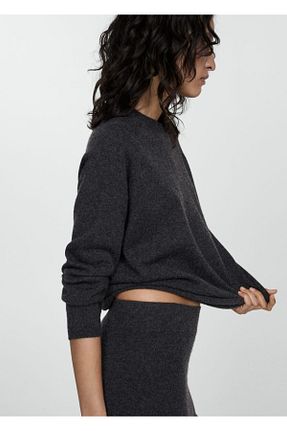 پائین تنه راحتی مشکی زنانه ساده MANGO - کد 845428998