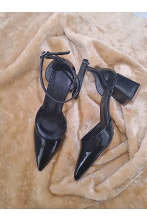 کفش مجلسی مشکی زنانه چرم لاکی ARZUM SHOES - کد 862202048