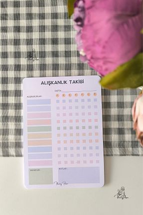 دفتر صورتی Yumuşak Flowery Paper - کد 862214780