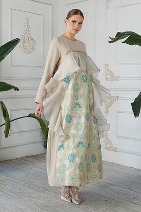لباس بژ زنانه بافتنی YAFA CLOTHING & ACCESSORIES - کد 852847663