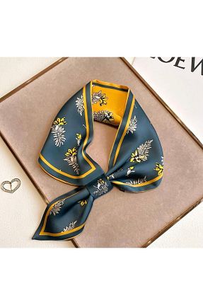دستمال گردن سبز زنانه پلی استر ElevaGlam - کد 840682396