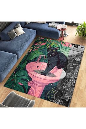 فرش رنگی قابل شستشو Rugs Modern Halı - کد 862418489
