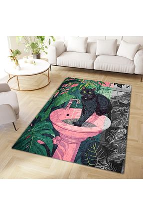 فرش رنگی قابل شستشو Rugs Modern Halı - کد 862418489