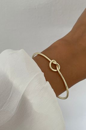 دستبند جواهر طلائی زنانه برنجی Lavian Accessories - کد 861065407