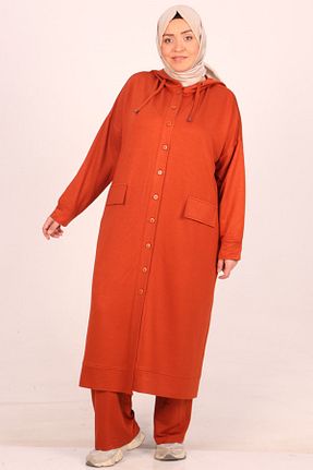 ست گرمکن سایز بزرگ نارنجی زنانه سایز بزرگ Eslina - کد 811428449