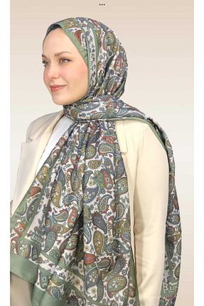 شال زرد زنانه پنبه ای locella - کد 862420261