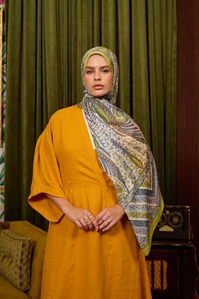 شال سبز زنانه İpekhan - کد 862301051