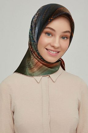 روسری مشکی کرپ ساتن ابریشم Armine - کد 289291513