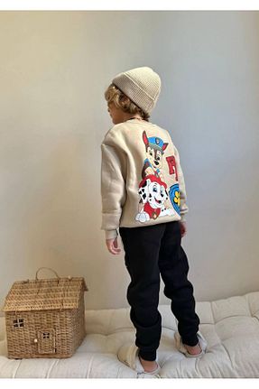 ست بالاتنه و پائین تنه بژ بچه گانه بافت YİGİT BUTİK - کد 862425417