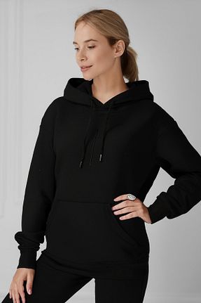 سوئیشرت مشکی زنانه ساده KaeLaurean - کد 862323653