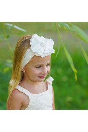 باندانا سفید پنبه ای Babygiz - کد 862332226
