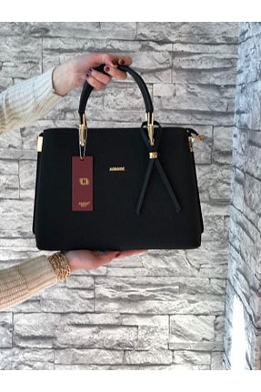 کیف دوشی مشکی زنانه چرم مصنوعی Armise gold - کد 101890984