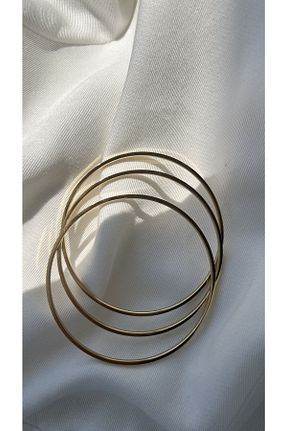 دستبند استیل (فولاد) طلائی زنانه استیل (فولاد) GUNESTAKI - کد 862367277