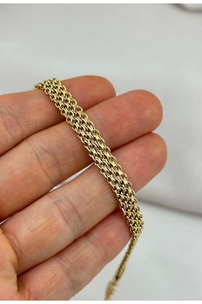 دستبند استیل (فولاد) طلائی زنانه استیل (فولاد) takinintonlari - کد 862380231
