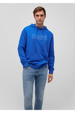 سوئیشرت آبی مردانه چاپی Mavi - کد 358734353
