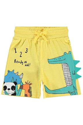 شلوارک و برمودا زرد بچه گانه فاق بلند Civil Boys - کد 826692972