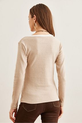 بلوز طوسی زنانه ساده Olalook - کد 861890819