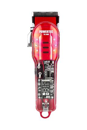 ماشین اصلاح صورت قرمز Şarjlı Powertec - کد 845795925