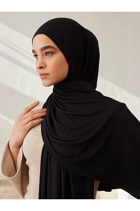 روسری مشکی ساده Femple Modest - کد 838267392