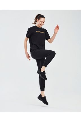 تیشرت مشکی زنانه رگولار Skechers - کد 812563221