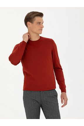 پلیور نارنجی مردانه ساده Cacharel - کد 862414848
