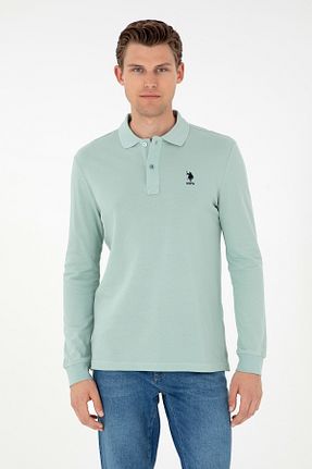 سوئیشرت سبز مردانه ساده U.S. Polo Assn. - کد 862459149