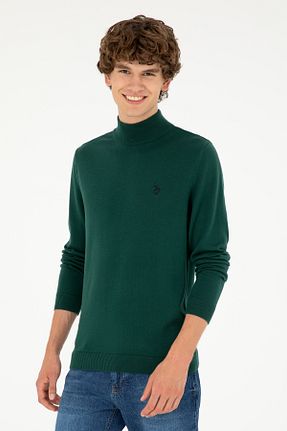 پلیور سبز مردانه ساده U.S. Polo Assn. - کد 862426303