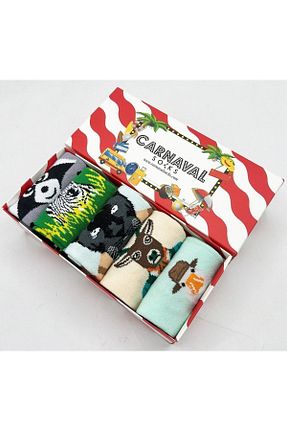 جوراب رنگی زنانه پنبه ای CARNAVAL SOCKS - کد 743597012