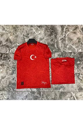 لباس فرم ورزشی قرمز زنانه فوتبال KUN SPORTSWEAR - کد 862467821