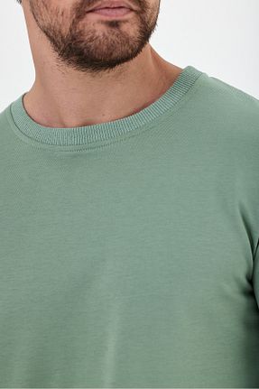 سوئیشرت سبز زنانه ساده Densmood - کد 862443108