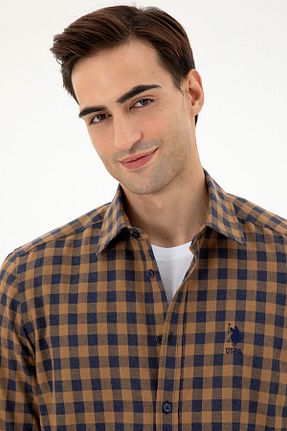 پیراهن زرد مردانه یقه پیراهنی U.S. Polo Assn. - کد 862465414