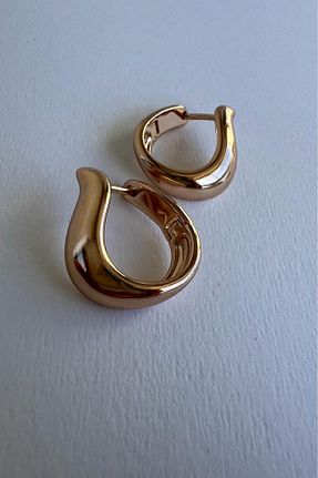 گوشواره جواهر طلائی زیرکن BUNNY - کد 817408033