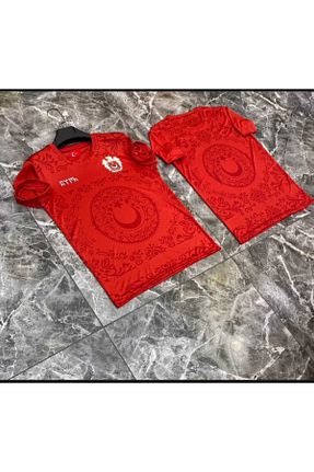 لباس فرم ورزشی قرمز زنانه فوتبال KUN SPORTSWEAR - کد 862478523