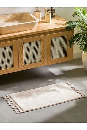 پادری حمام بژ پلی استر LİNOS HOME - کد 862482722