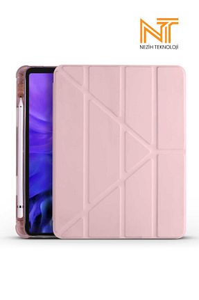کیف تبلت صورتی Apple Uyumlu Nezih Case - کد 69335649