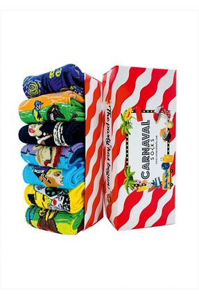 جوراب رنگی زنانه پنبه - الاستین CARNAVAL SOCKS - کد 234691776
