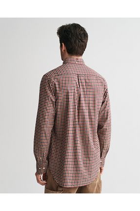 پیراهن زرشکی مردانه رگولار Gant - کد 876864094