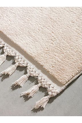 پادری حمام بژ پلی استر LİNOS HOME - کد 862482722