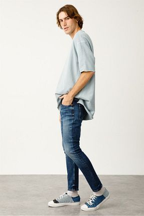 شلوار جین آبی مردانه پاچه تنگ Denim Trip - کد 446967928
