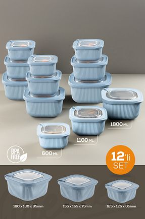 ظرف نگهداری آبی پلاستیک Vienev - کد 862487892