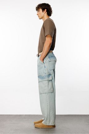 شلوار جین آبی مردانه پاچه لوله تفنگی Denim Trip - کد 862494086